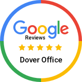 5 star google reviews for our Dover office